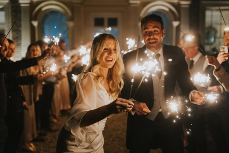 goodnestone wedding canterbury sparklers 768x513
